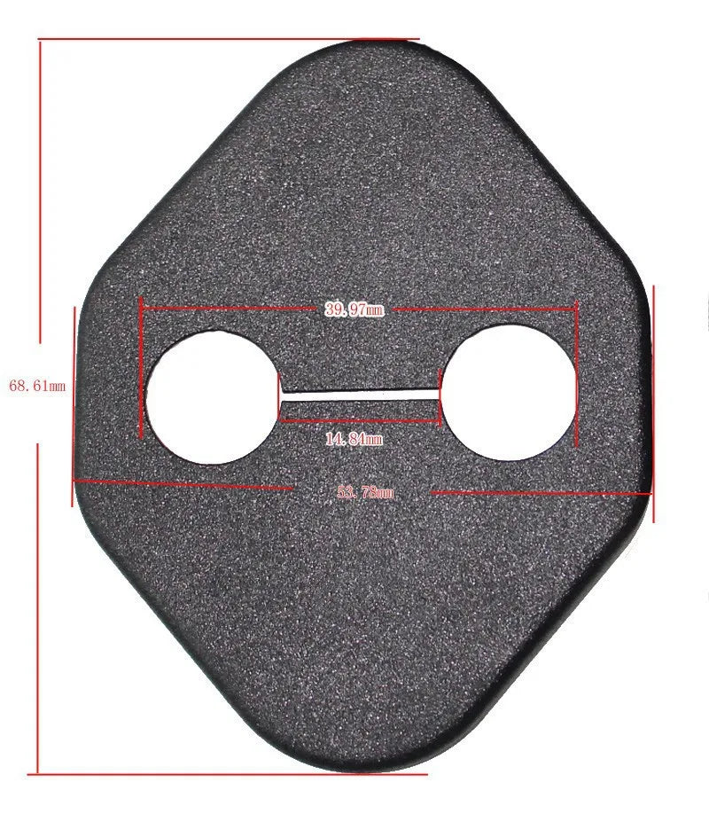 Car Door Lock Cover Decoration Protective Cover Fit For TOYOTA RAV4 2013-2016 Camry 2012-2016 Honda Civic Accord 4pcs Per Set Vue