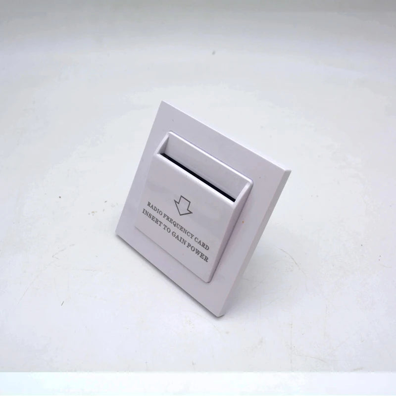 White color 40A electric power saving switch saver power for hotel key card lock system Vue