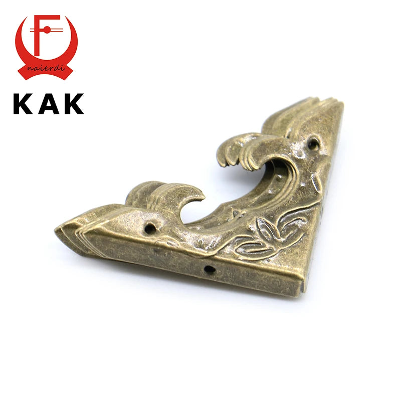 10PCS 30mm x 30mm Book Scrapbooking Albums Corner Bracket Antique Brass Decorative Protectors Crafts For Furniture Hardware Vue
