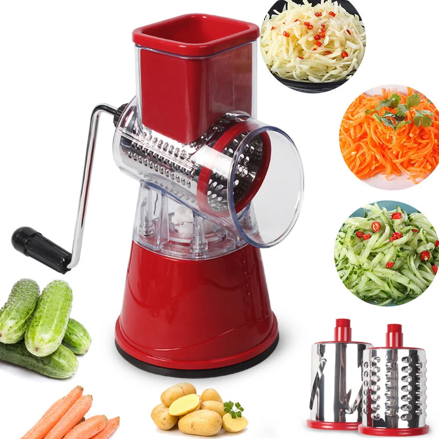 Multifunctional Vegetable Slicer Shredder & Grinder Tool Mandoline Vegetable Slicer Vue