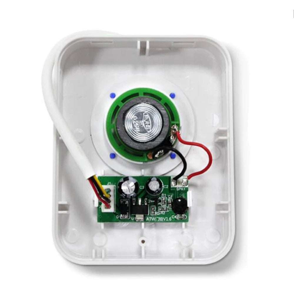 DC 12V Wired Doorbell Wire Access Control Wire Door Bell External Wired Doorbell Loud Ding-dong Ringtones Vue