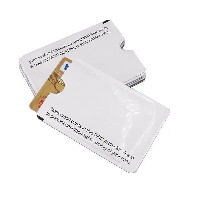 10PCSPCS RFID 13.56mhz IC card Protection NFC Shielded Card Sleeve Prevent unauthorized scanning Vue