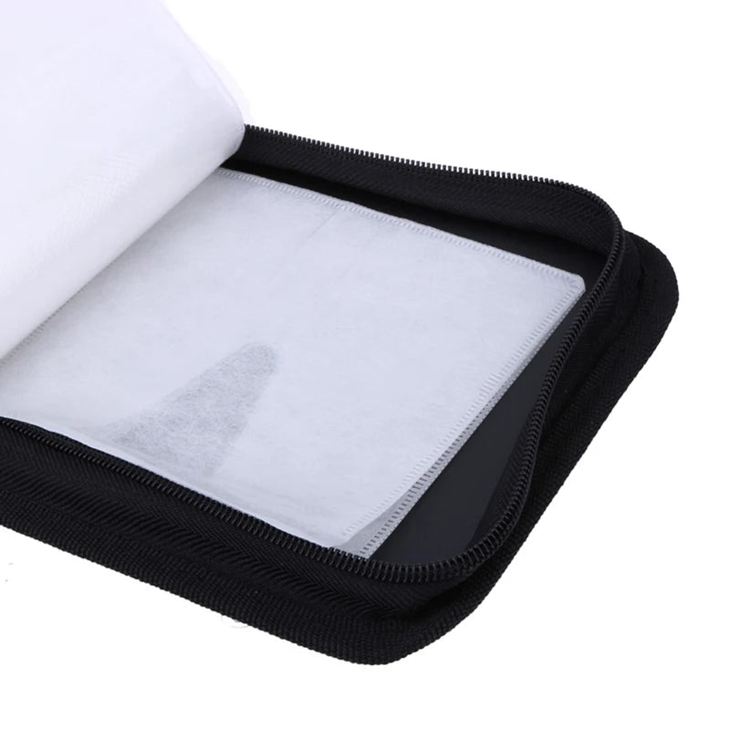 Travel World Map Pattern CD Box DVD Storage Bag Carry Case Organizer Sleeve Nylon Wallet Cover For Home Or Car CD Package Vue