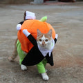 Funny Pet Cat Dog Costumes Dog Apparel Clothes For Christmas Halloween Cosplay Move Pumpkin Costume Jacket Cloak Dog Accessories Vue WHITE Back length 25cm