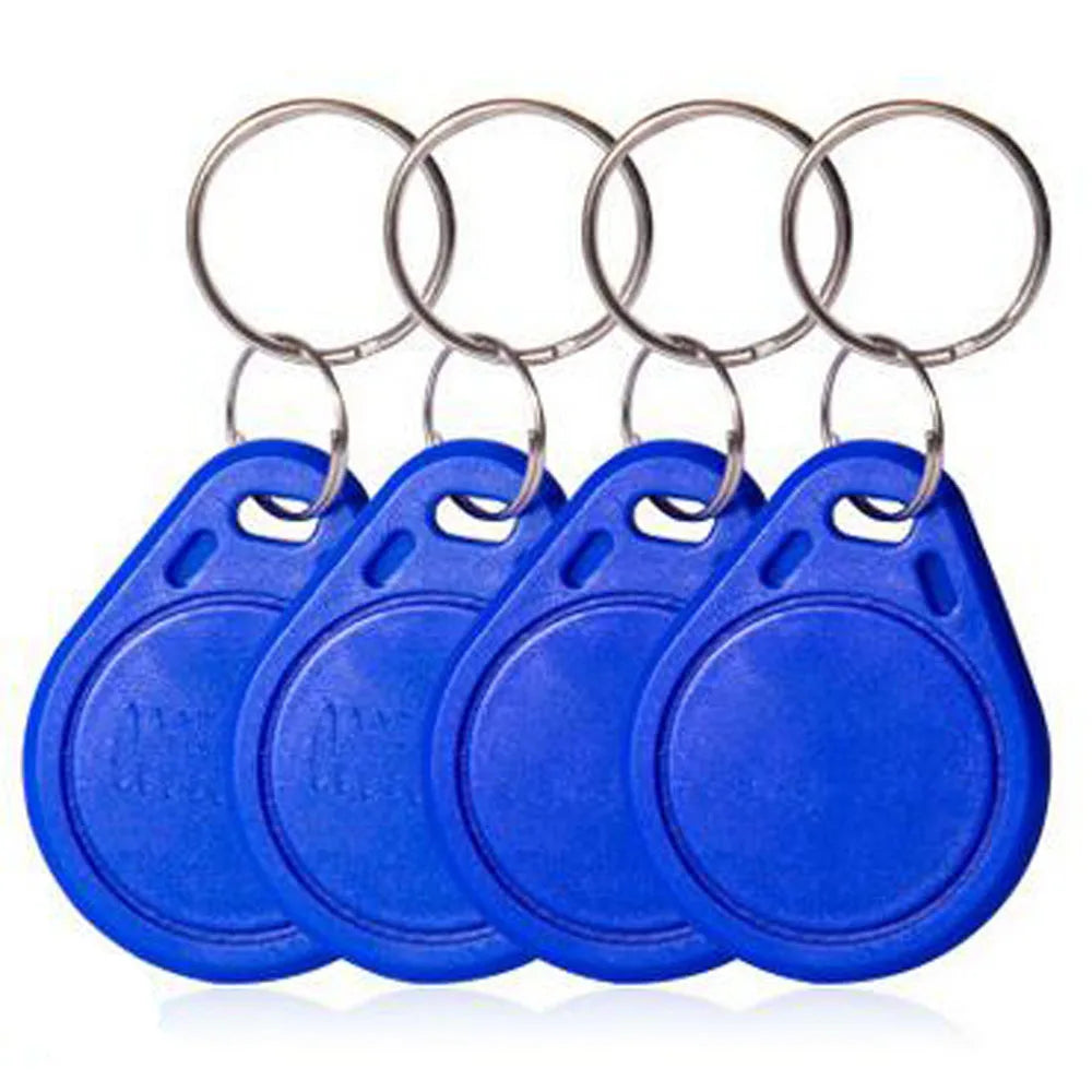 10pcs/lot 13.56MHz IC Keyfobs Tags Access Control IC Key Finder Card Token Attendance Management Keychain Vue