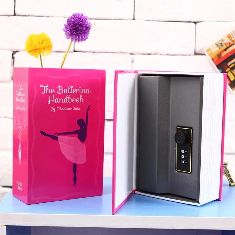 Size S Password Hidden Book Safe Stash Box Combination Lock Diversion Safe Security Home Office Car Travel Money Phone Safes Vue