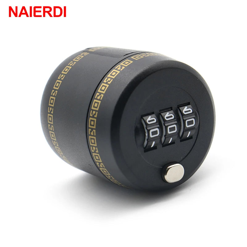 NAIERDI Plastic Bottle Password Lock Combination Lock Wine Stopper Vacuum Plug Device Preservation For Furniture Hardware Vue Default Title