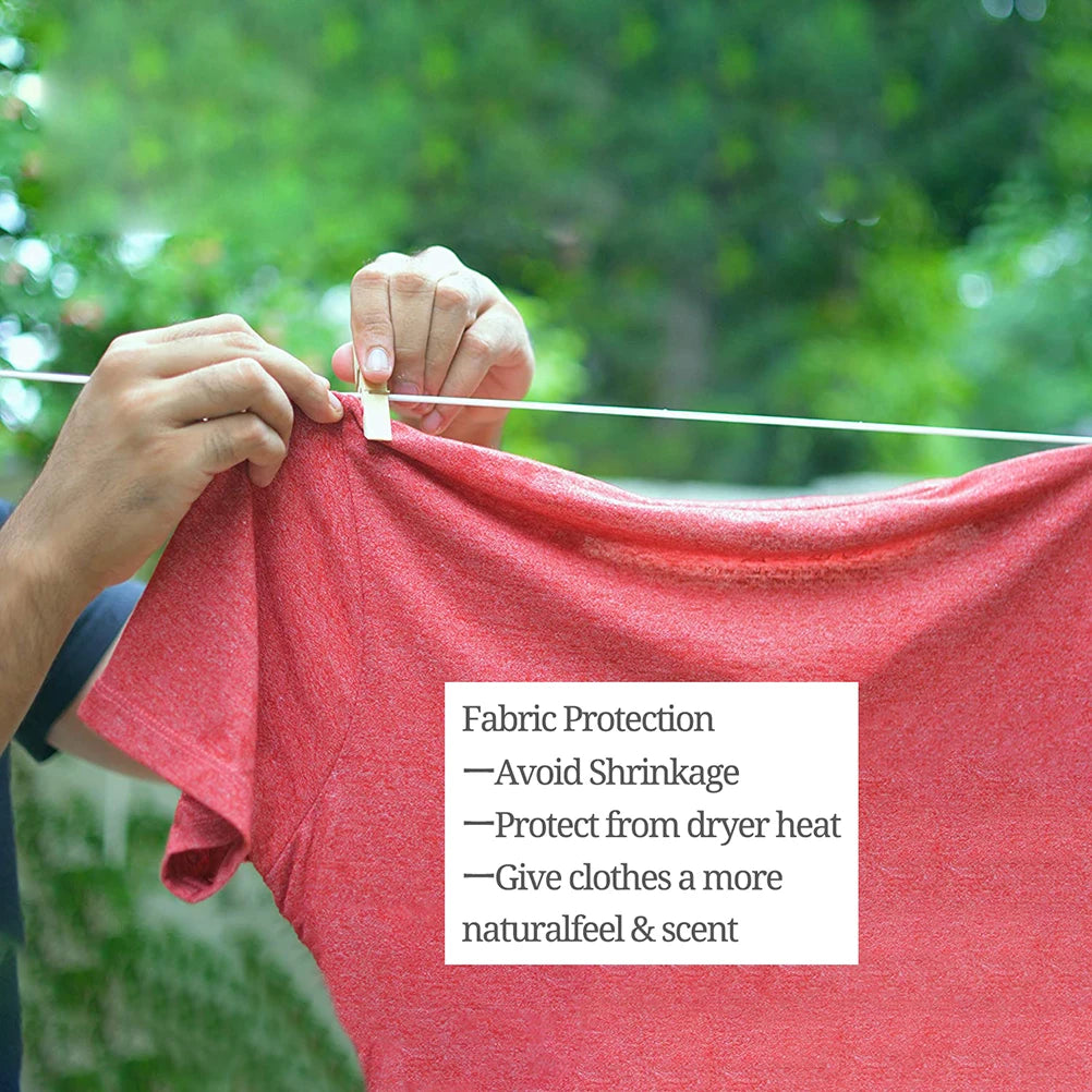 Retractable Clothesline Portable Heavy Duty Indoor Outdoor Single Clothes Drying Rack PVC Retracting Clothes Line Vue
