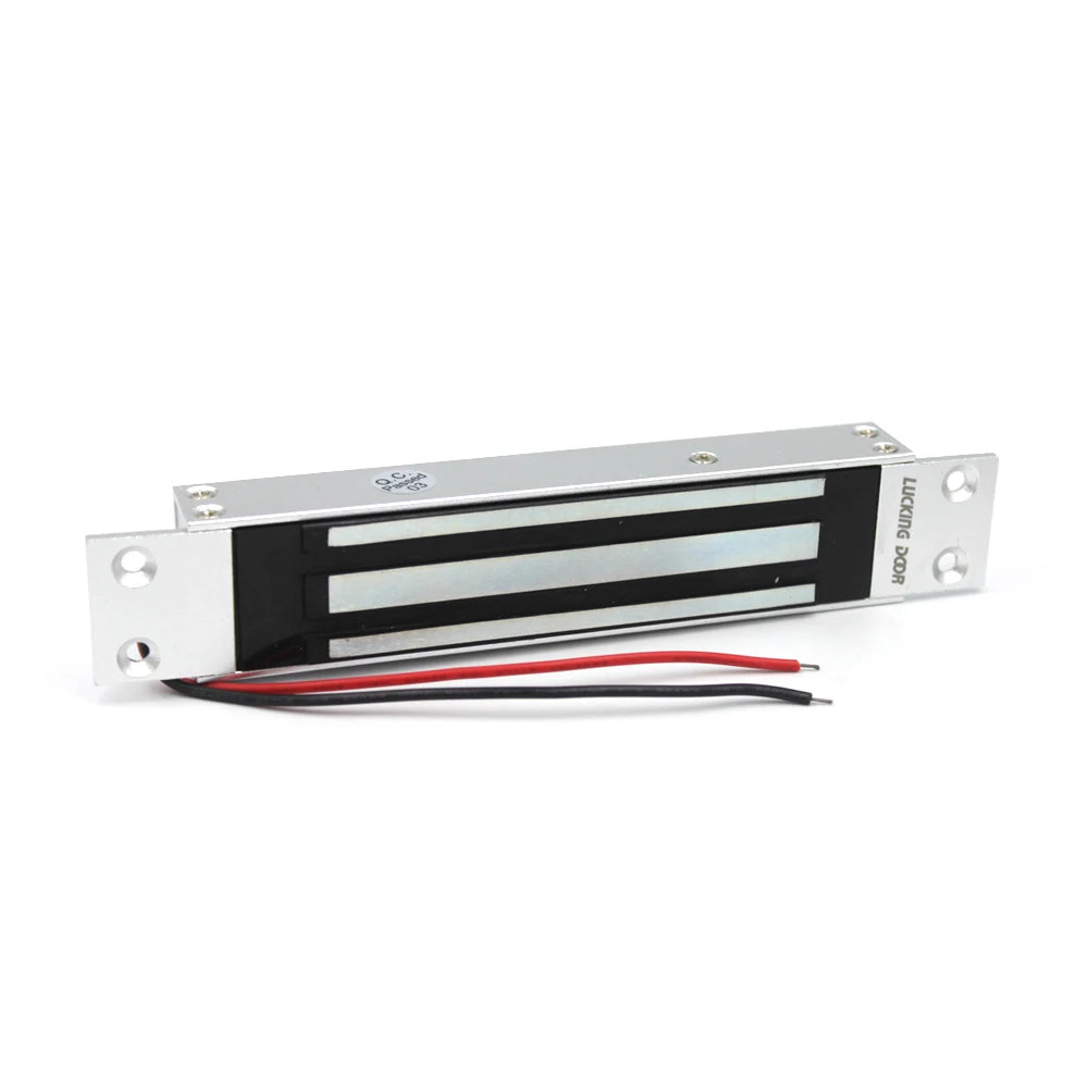 12V Single Door Electric Magnetic Electromagnetic Lock With Mortise Mount 350lbs 600lbs Holding Force Access Control Lock Vue