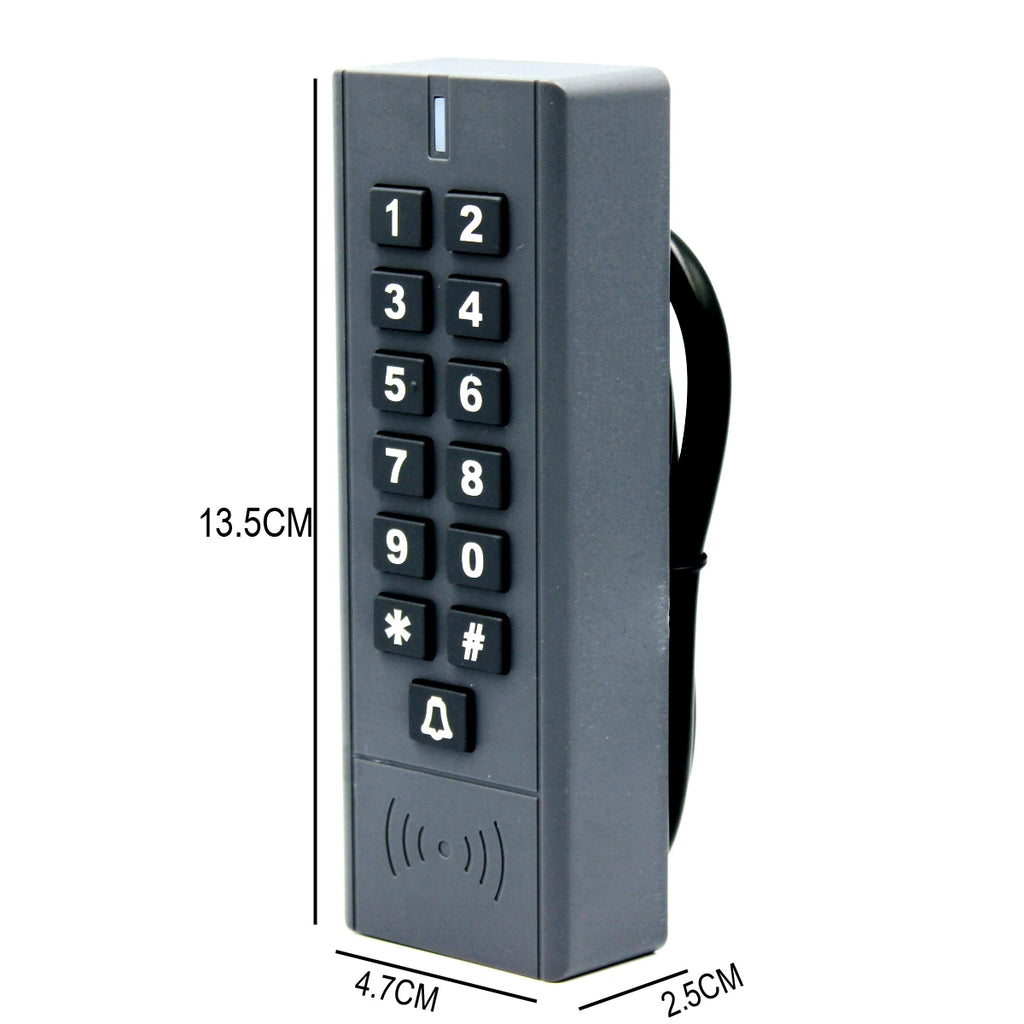 DC 12V IP67 Waterproof 1000 User RFID 125Khz Access Controler Device RFID Proximity Entry Door controler A9-S-EM Vue