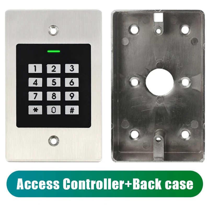 Metal Embedded Access Control Machine lP66 Waterproof RFID 125KHZ Induction Access Control All-in Machine 1000 user Vue EK2-EM M70 case