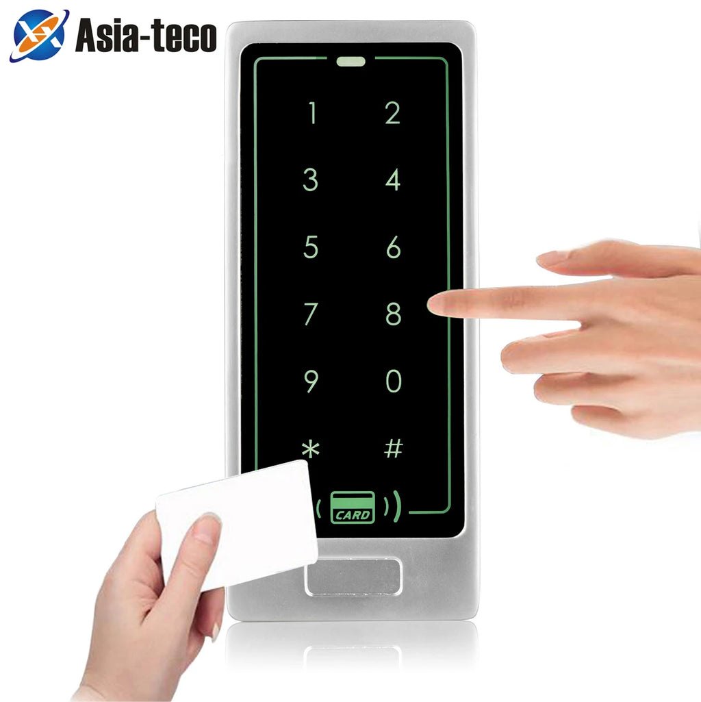 Waterproof Touch Metal 125khz RFID Access Control Machine Electronic Door Lock Electric Gate Opener Smart Keypad Vue