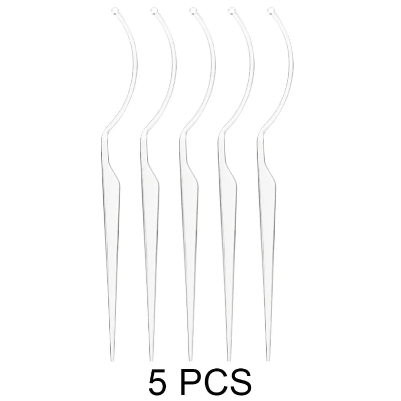 2/5/10 Pcs False Eyelash Extension Style Display Board Grafting Eyelash Try on Effect Exhibit Auxiliary Fake Lashes Holder Tools Vue 5Pcs Transparent