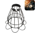 Reptile Lizard Pet Heating Lamp Shade Mesh Cover Wire Lamp Cage Lampshade Pets Anti-scalding Cover Heater Guard Vue black China Mainland