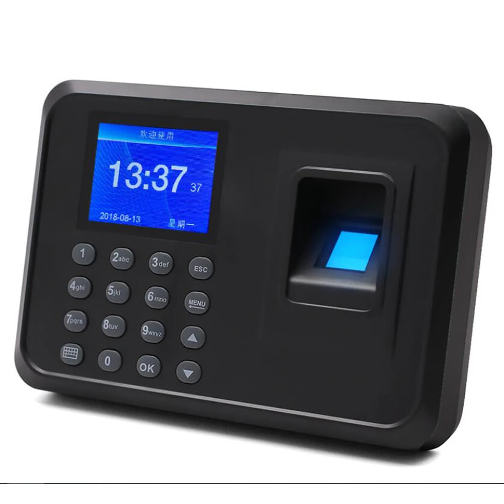 Biometric Fingerprint Time Attendance System Clock Recorder Office Time Clock Employee Recorder Device Vue