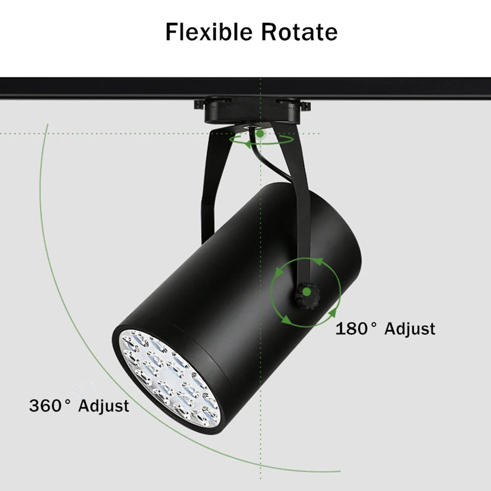 SANDIY LED COB Track Light Spotlight 3W–15W | Shop & Home LED Track Spotlight Vue