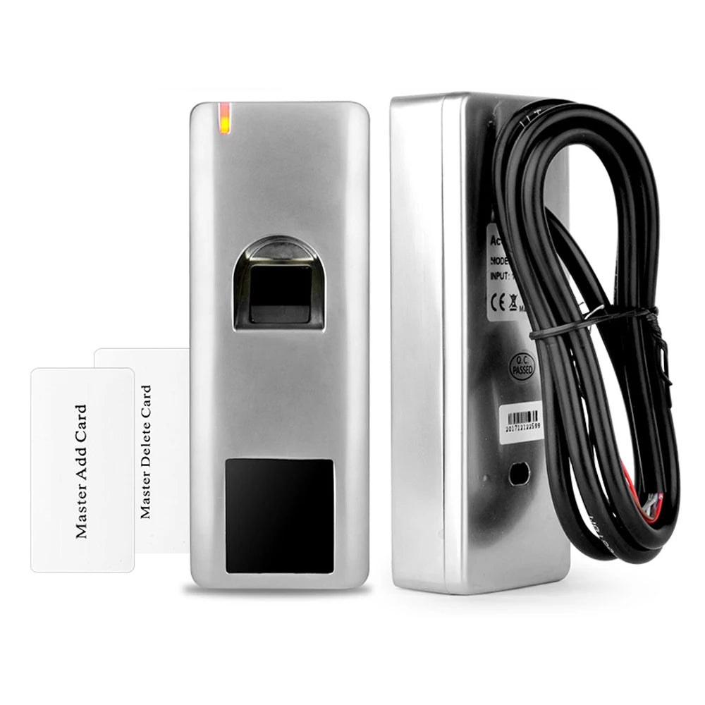 Metal Biometric Fingerprint Standalone Access Control System Rfid 125khz Reader Door Access Control Waterproof IP66 1000 Users Vue