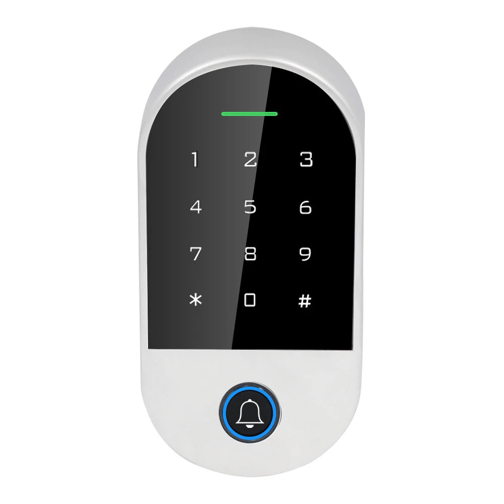 Bluetooth Tuya APP Access Control Keypad Touch Screen Waterproof RFID 125kHz 1000 Users Capacity for Access Control System Vue H2BT