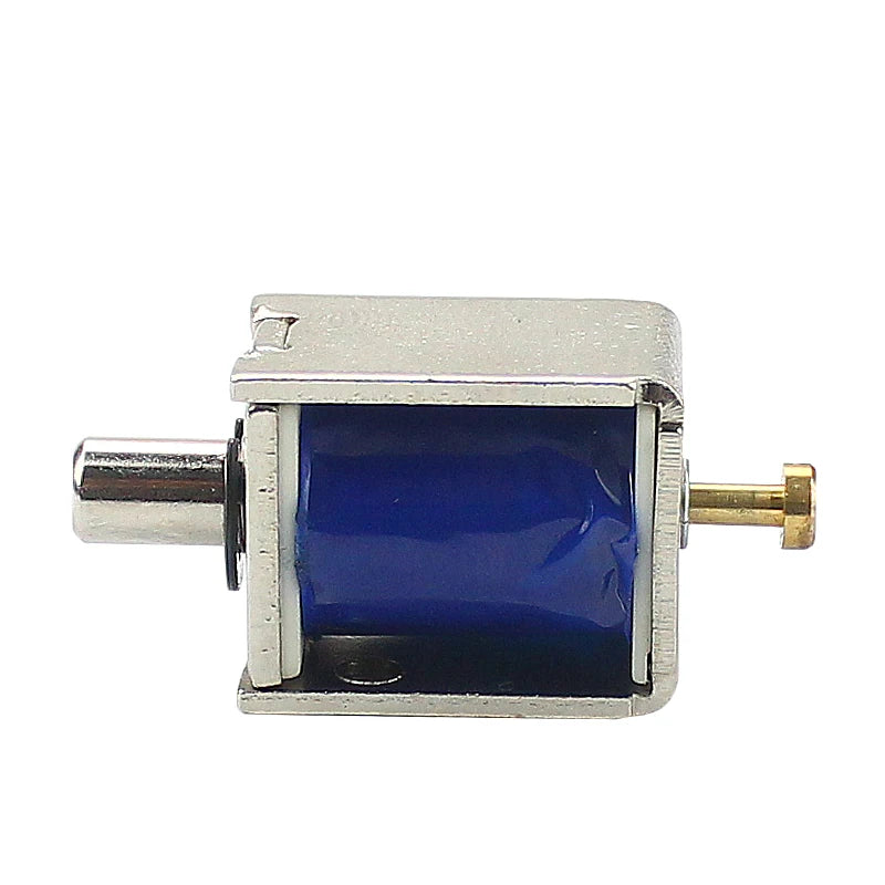 DC mini push-pull electromagnet 12v solenoid magnetic coil stroke 4mm electric retractable magnet small electromagnet Vue