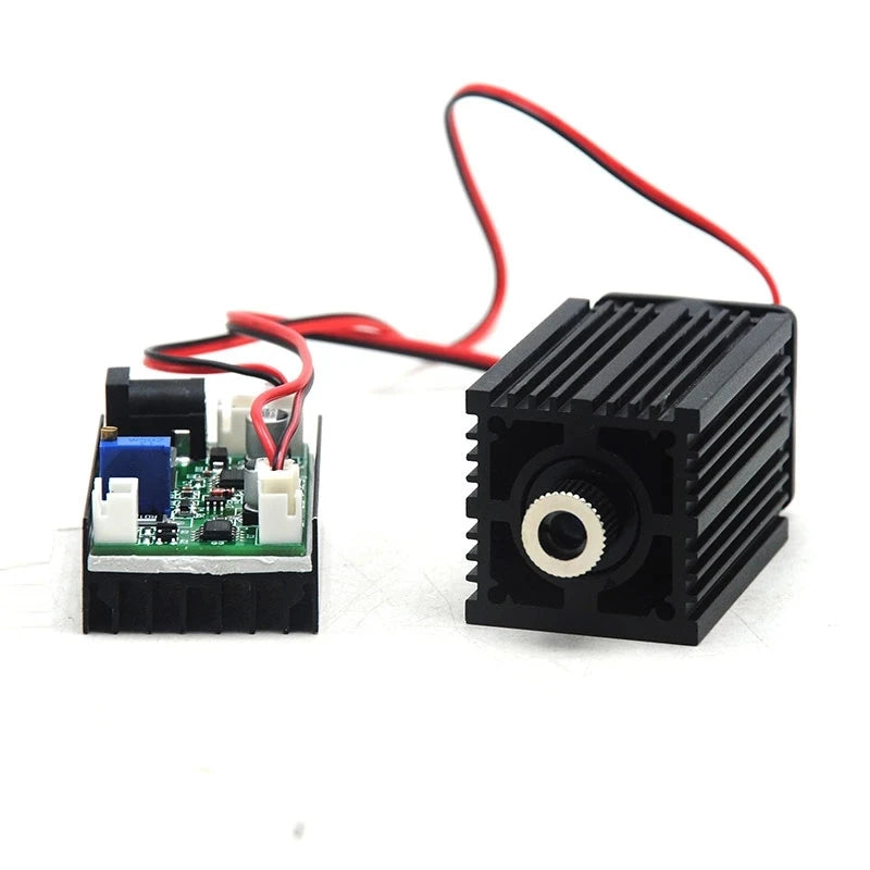 Focusable 850nm 1W 1000mw IR Infrared Diode Laser Adjusted Dot Module 12V w/ Fan Cooling TTL Modulation 3350mm Vue