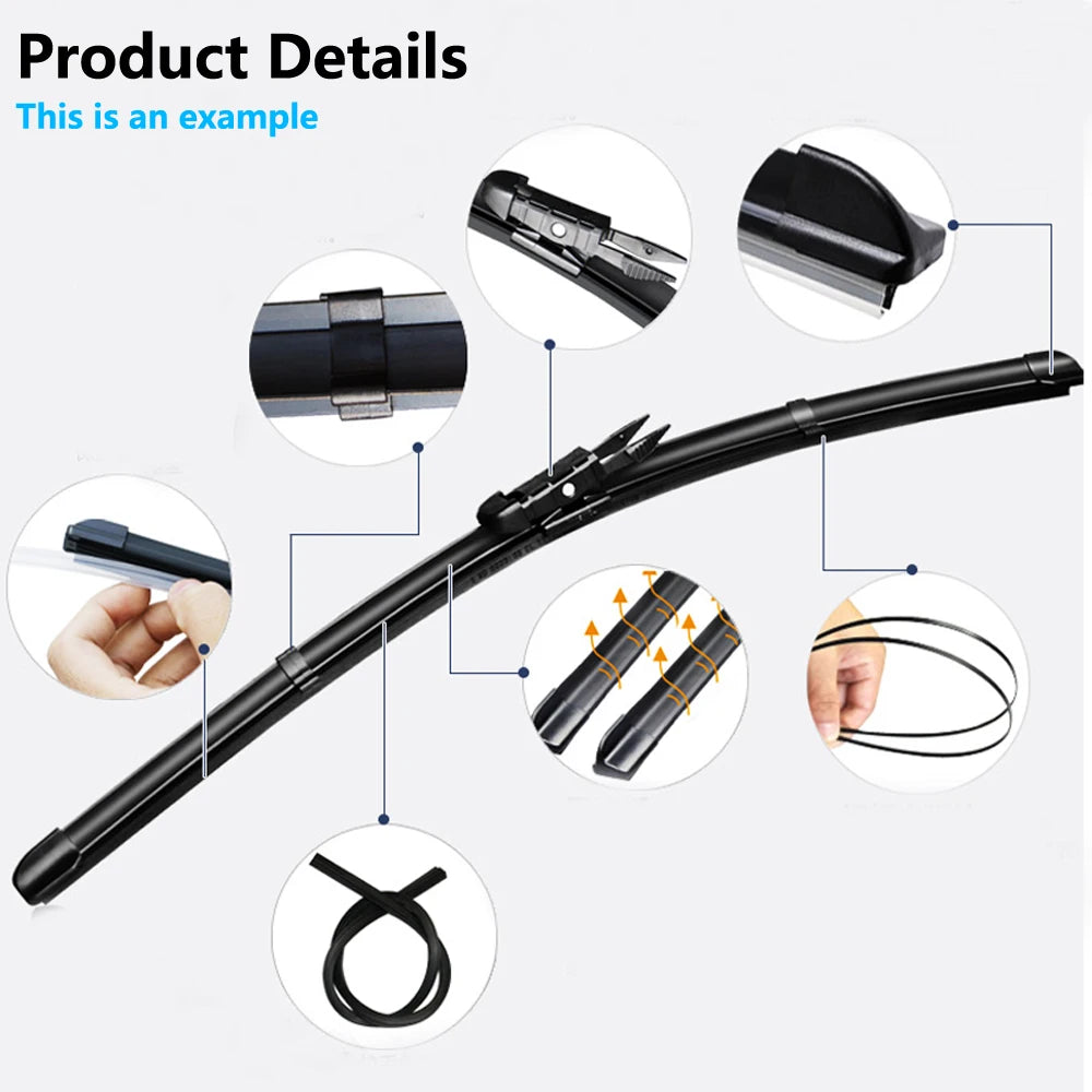 Car Wiper Blades for VW Crafter 2006~2018 Front Windscreen Wipers Car Accessories 2007 2008 2009 2010 2011 2012 2013 2014 2015 Vue