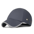 Work Safety Bump Cap Baseball Hat Style Light Weight Anti-collision Hard Hat Helmet Head Protection For DIY Work Repairing Vue Gray Reflective