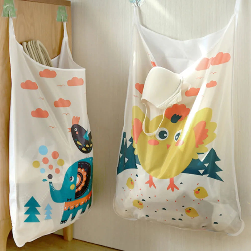 Home Wall Mounted Laundry Bags For Dirty Clothes Washing Machines Wall Mounted Bathroom Storage Bag Hanging Laundry Hamper Vue