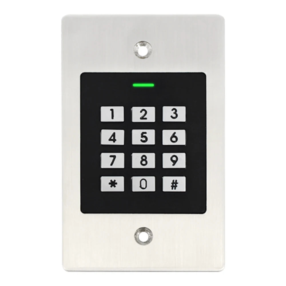 IP66 Waterproof Metal Embedded Access Control Machine 1000 Users RFID 125KHz Induction All-in-One Security Entrance System Vue 125Khz AC
