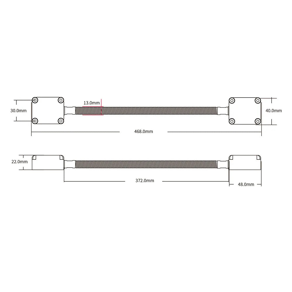 Metal Cable protector pipe tube diameter stainless steel Cable pipe Door access control wire Vue