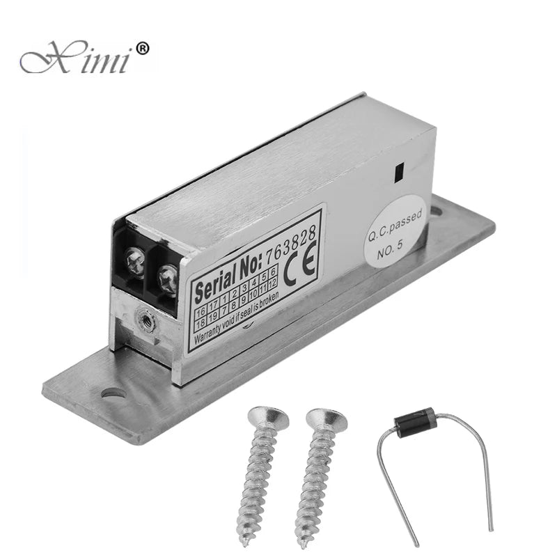 European Electric Strike Door Lock Adjustable Electric Strike Locks Durable Lock Tongue Access Control Locks Double Unlock Mode Vue