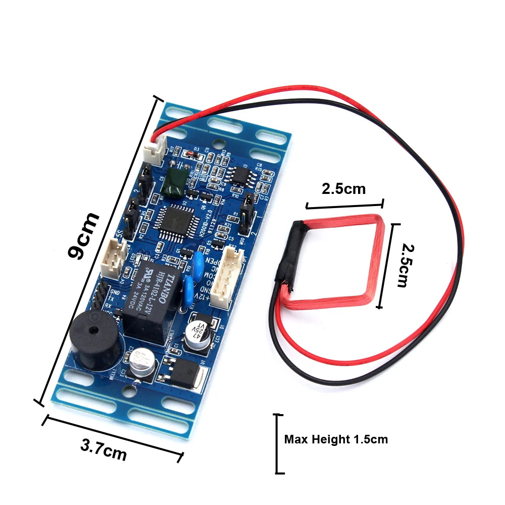 Proximity Access Control RFID Board 125Khz/13.56Mhz 15000 User Building Intercom Module For Embedded Security Access Control Vue