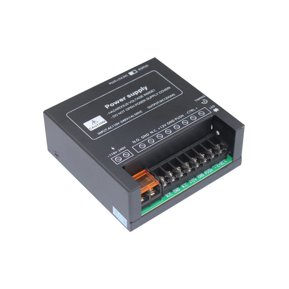 DC 12V 4A Door Access Control System Switch Power Supply AC 110~240V RFID Fingerprint Access Control System Vue DC12V 4A