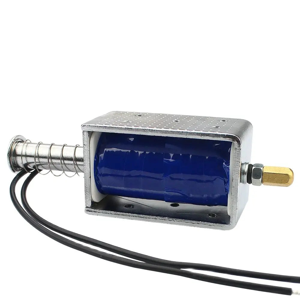 LY-1264B DC Powerful Push Pull Electromagnet 12v24v Solenoid Stroke 30mm Magnetic Coil Electric Telescopic Magnet Vue