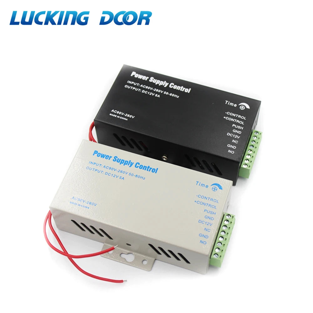 Door Access Control System Switch Power Supply DC 12V 3A 5A AC 90~260V for Fingerprint Access Control Machine Vue