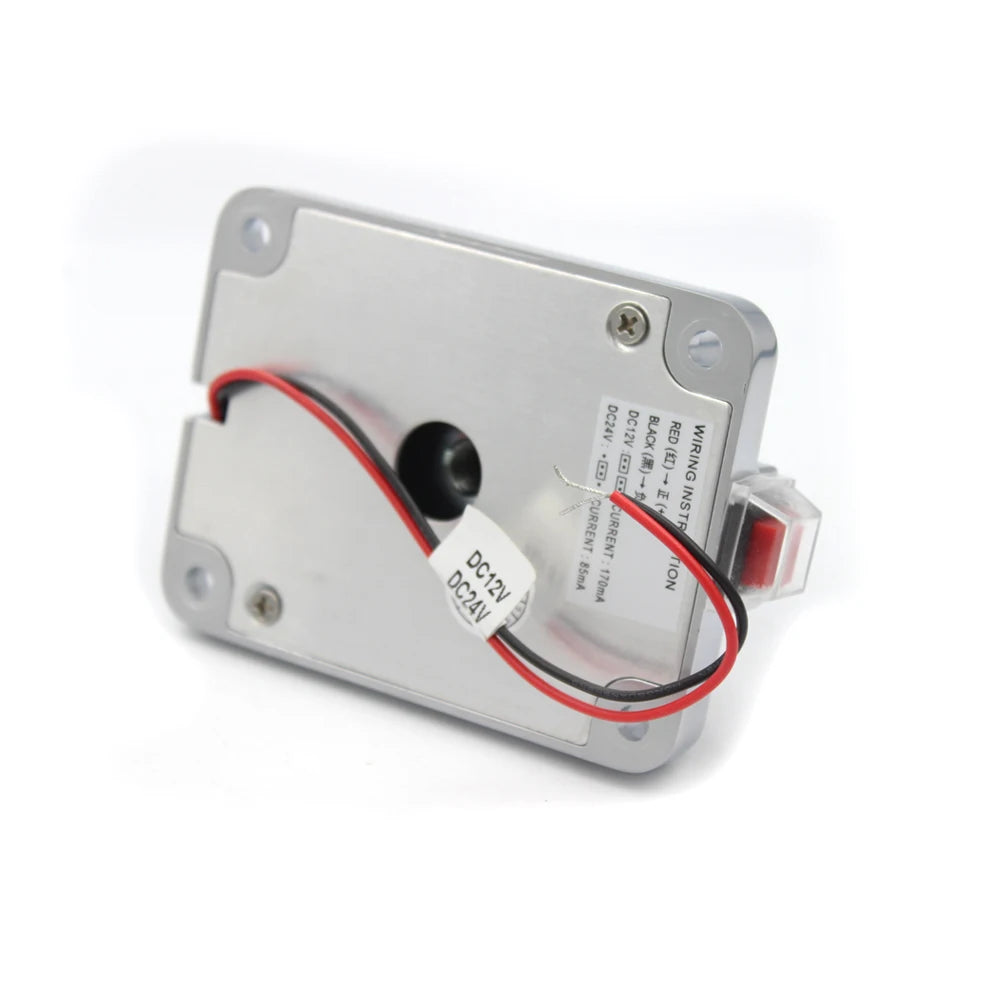 12/24V 60kg/120Lbs Holding Force Magnetic Wall Mount Door Stopper Power To Lock Electromagnetic For interior doors Vue