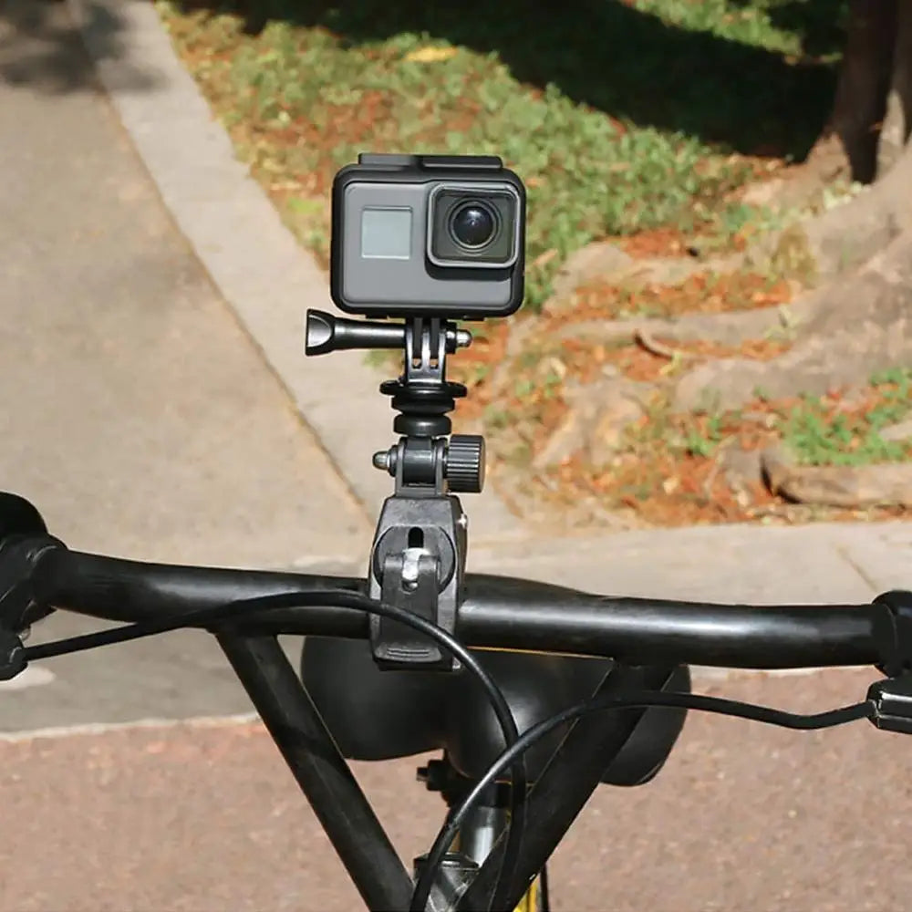 Bicycle Camera Mount Bike Motorcycle Handlebar Handle Bar Tripod Clip Adapter Action Camera Part For Gopro Hero 11 10 9 8 7 Vue