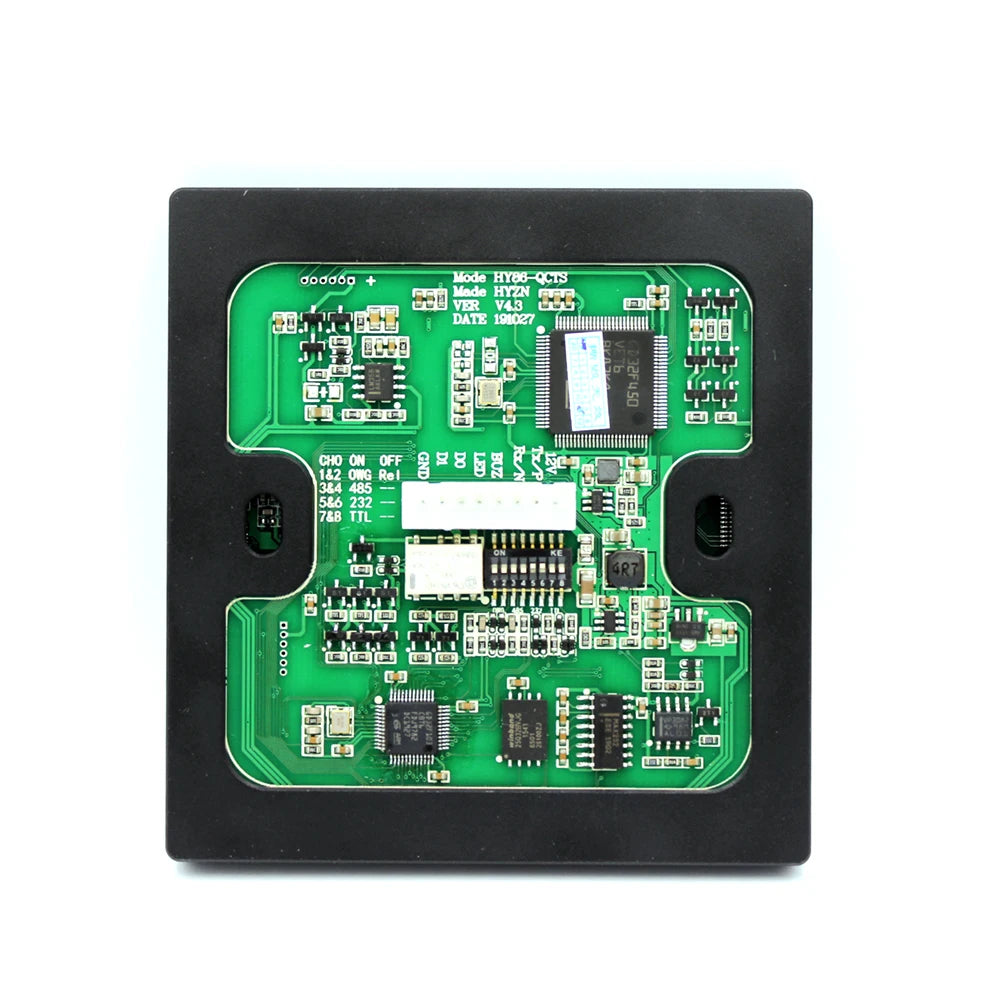 barcode Qr code reader access control reader 13.56Mhz IC card reader RS232 RS485 Wiegand 26 34 TTL 20000 user wechat free SDK Vue