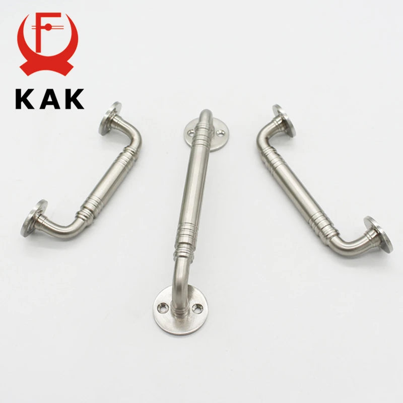 KAK Stainless Steel Door Handles for Interior Doors Bedroom Kitchen Door Pulls Fire-proof Door Handle Cabinet Handle Hardware Vue