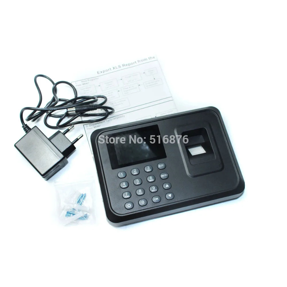 Biometric Fingerprint Time Attendance System Clock Recorder Office Time Clock Employee Recorder Device Vue