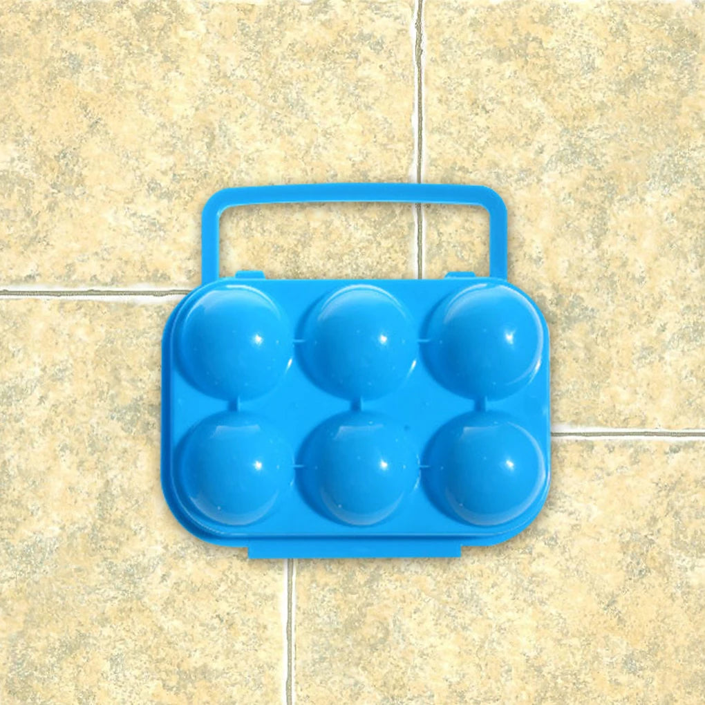Plastic Egg Holder Storage Box – 6 or 12 Grid Egg Carrier Egg Storage Container Vue