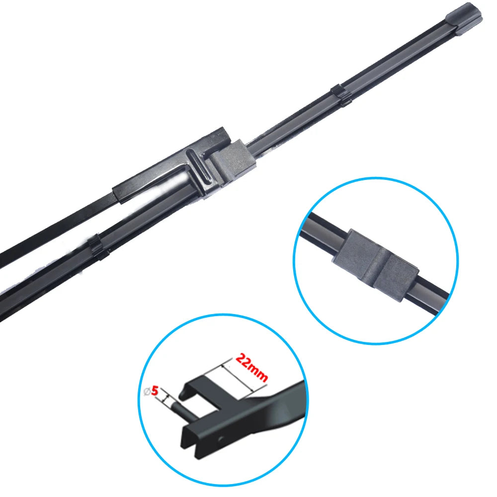 BMW M3 E90 E92 E93 2007–2013 Frameless Beam Wiper Blades Beam Wiper Blades Vue