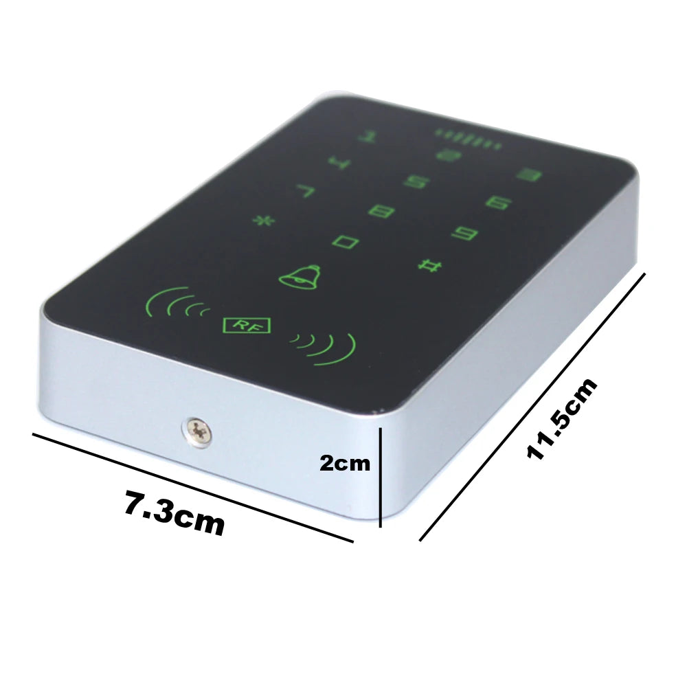 Digital Keypad Access Control System, Door Lock Controller, RFID Proximity Card Reader, No Backlight, 125kHz Vue
