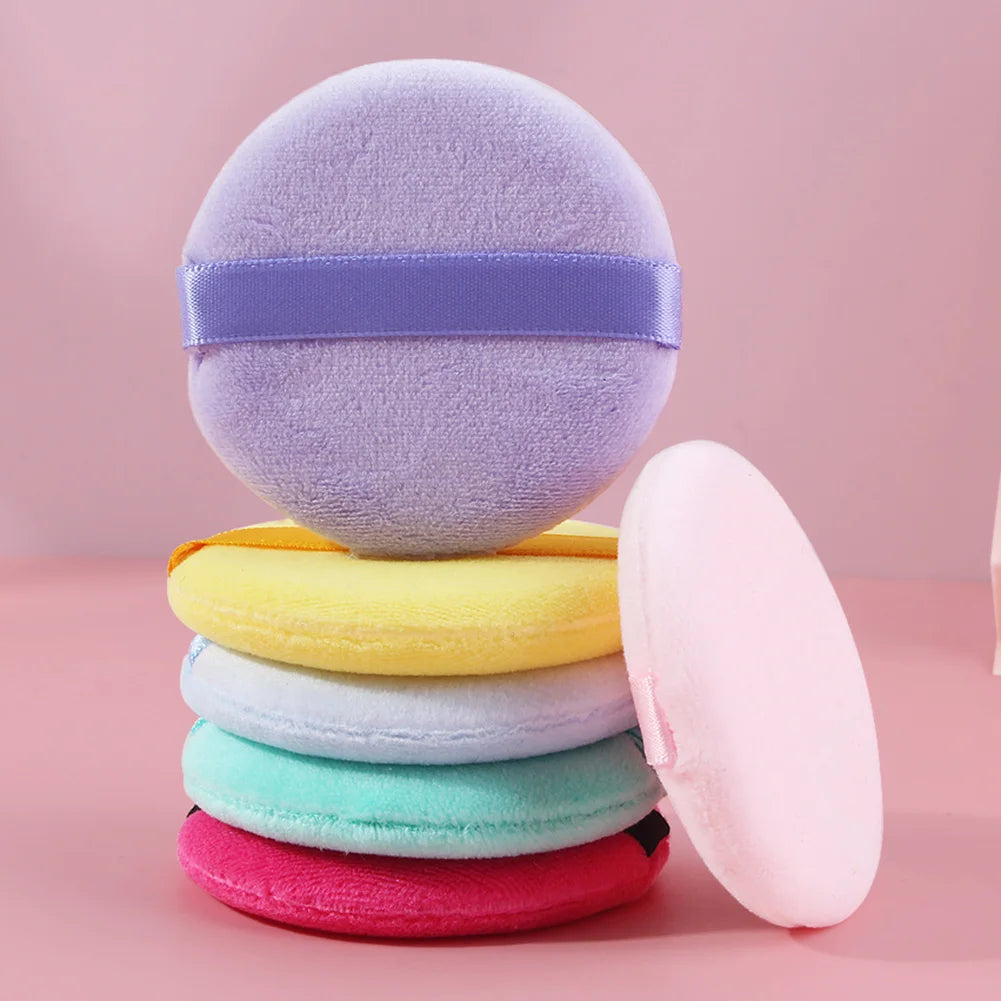 Powder Puff For Powder Foundation Cream Soft Comfortable Washable And Reusable With Storage Case Round Makeup Puff Tool Vue