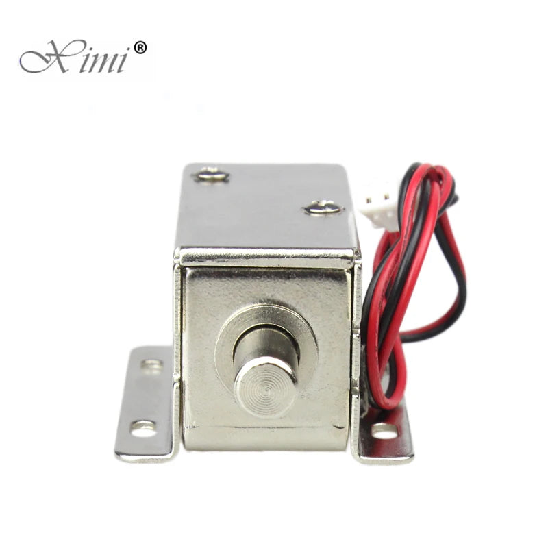 12V or 24V DC Mini Electric Metal Small Bolt Lock Magnetic for Drawer Locker Cabinet Vue