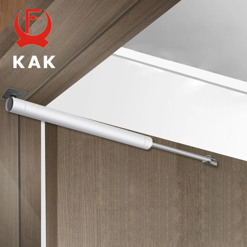 KAK Overhead Door Closer Soft Close Automatic Door Close Hardware Gas Spring Door Closer 110 Degree Positioning 30KG 60KG Vue
