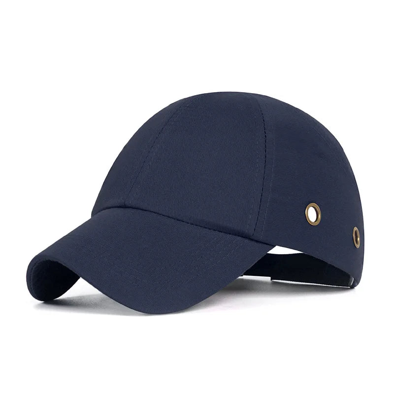 Work Safety Bump Cap Baseball Hat Protective Helmet Light Weight Anti-collision Hard Breathable Inner Shell For Work Repairing Vue Deep Blue