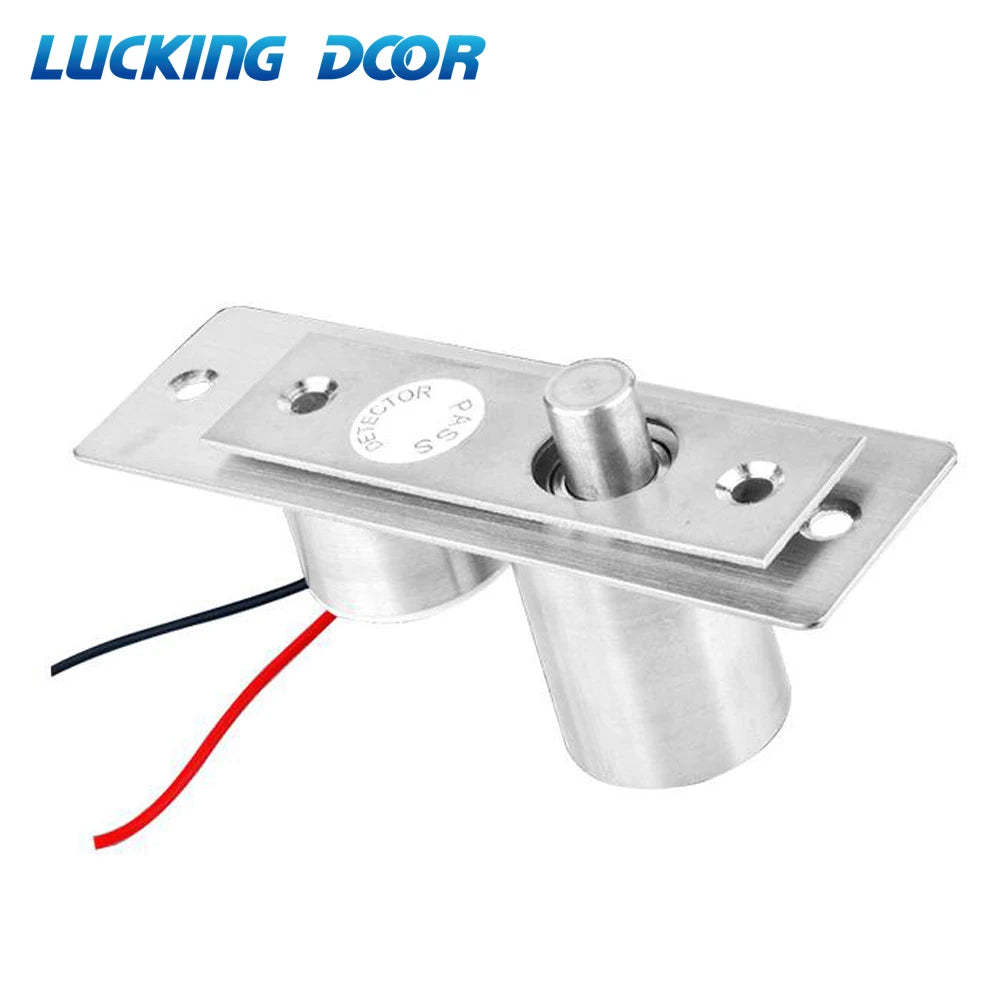 DC 12V Mini Electric Bolt Lock Fail Safe Stainless Steel Solenoid Electric Door Lock 5 Wires Feedback Lock Easy to Install Vue