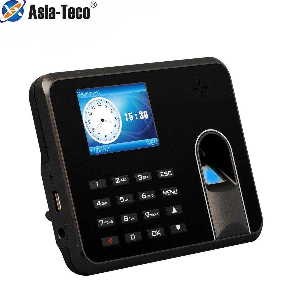 Advanced Student USB Flash Driver Download Excel Report Standalone Biometric Fingerprint Time Attendance Machine Optional TCP/IP Vue
