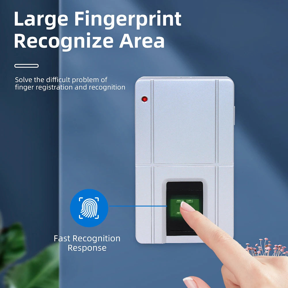 Biometric Fingerprint Reader Bluetooth USB DC 5V Micro USB Support Windows Android IOS Linux System with Free SDK Vue