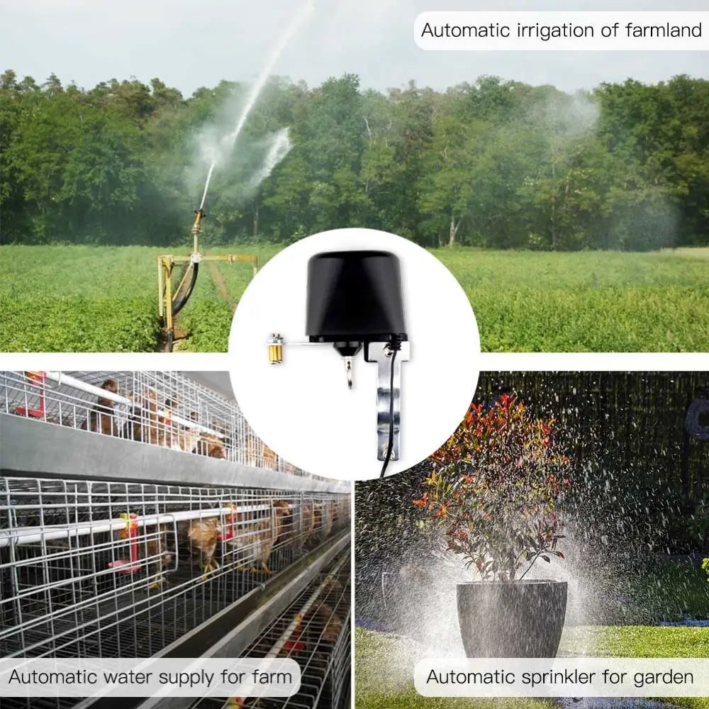TYSH Tuya WiFi Automatic Gas Water Heater Valve Controller Smart Home Remote Control Manipulator Work With Alexa Google Home Vue